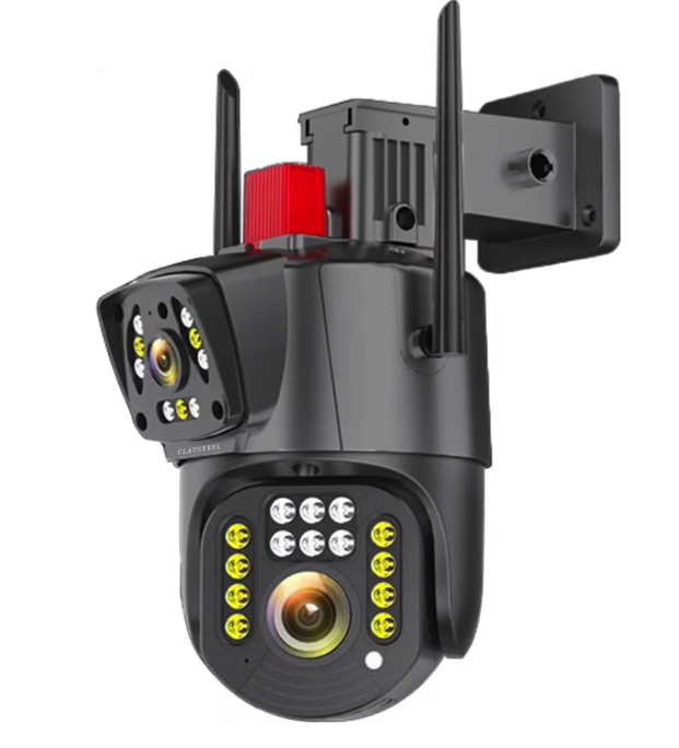 Camera de supraveghere FullHd 4MP PTZ WiFi exterior/interior Night Vision Color Comunicare bidirectionala Intelligent tracking